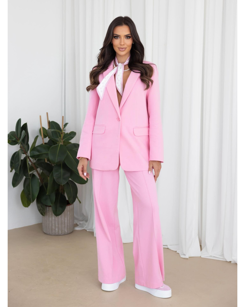 Komplet z marynarką By o la la...! sugar pink