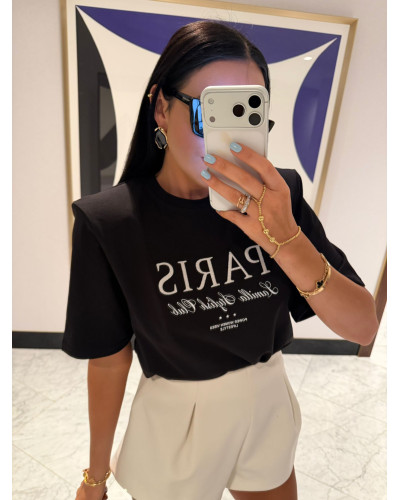 T-shirt La Milla Paris czarny