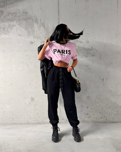 Spodnie dresowe pumpy La Milla czarne