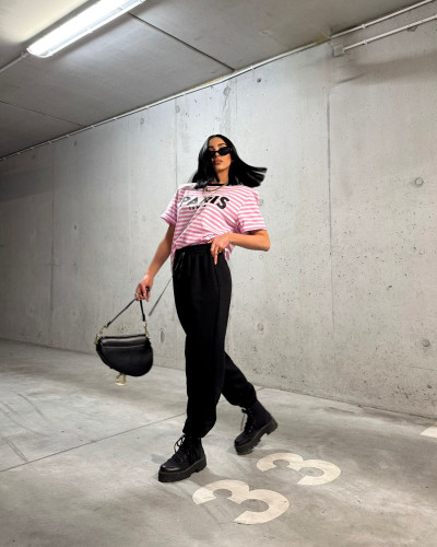 Spodnie dresowe pumpy La Milla czarne