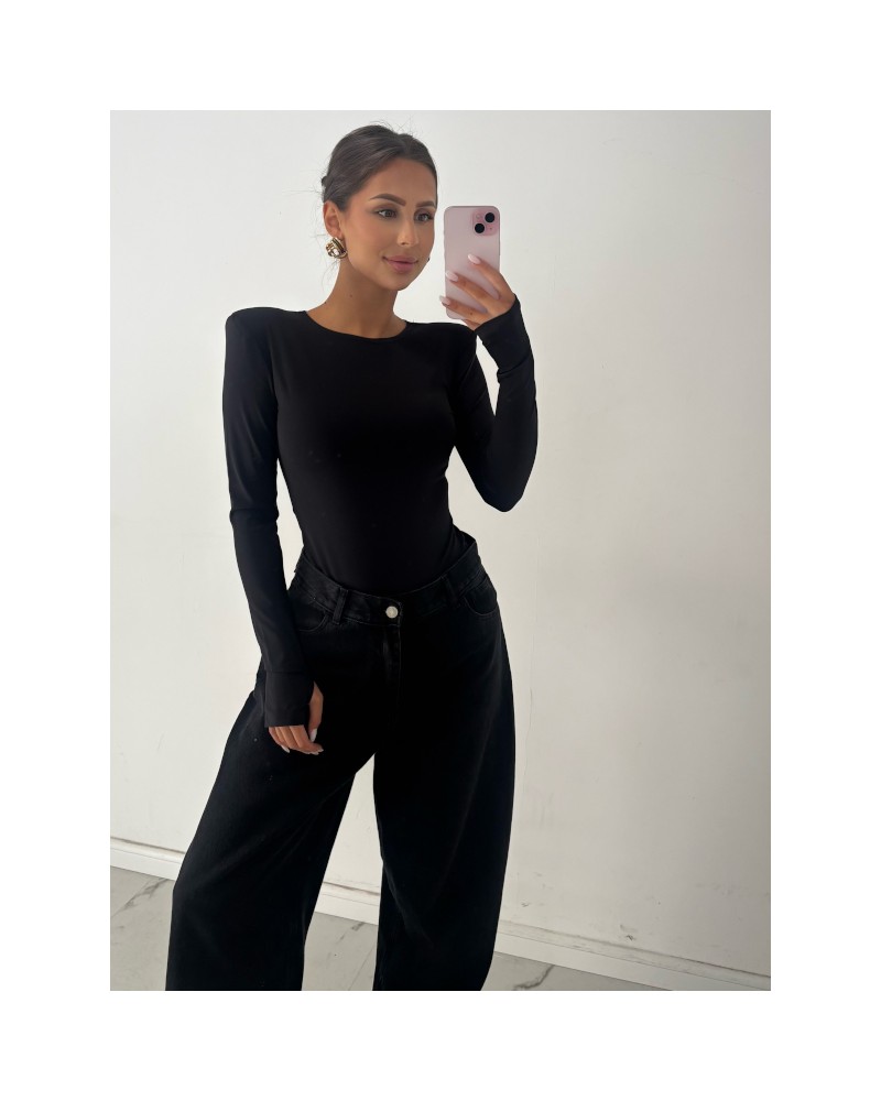 Body z poduszkami EMO czarne Body z poduszkami EMO czarne