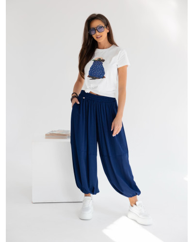 T-shirt z pieskiem By o la la...! denim