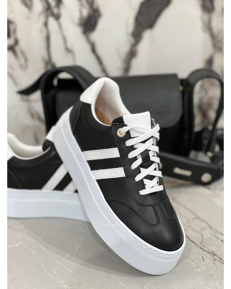 Sneakersy By o la la...! czarne