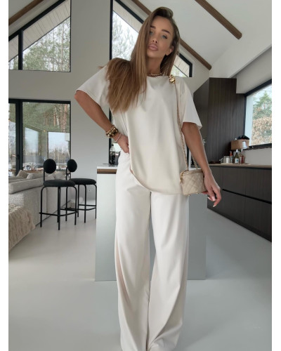 Komplet masełkowy LEA śmietankowy