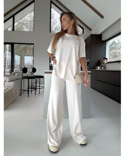 Komplet masełkowy LEA śmietankowy