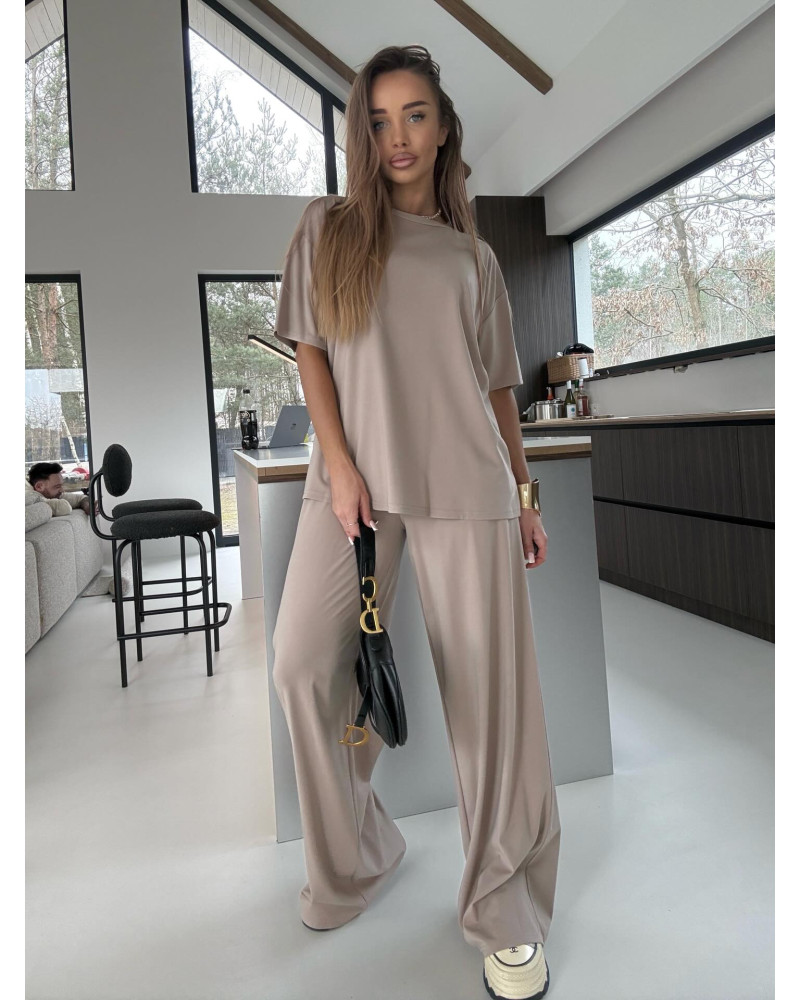 Komplet masełkowy LEA beżowy