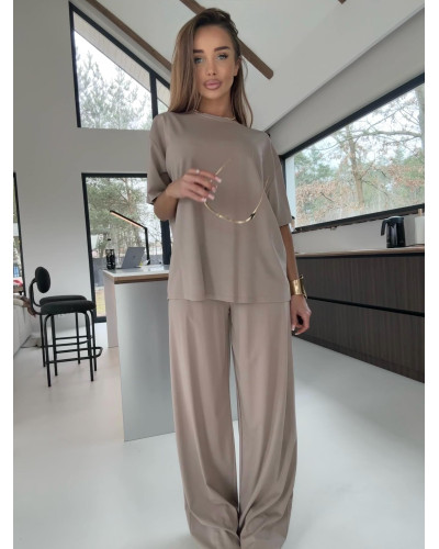 Komplet masełkowy LEA beżowy