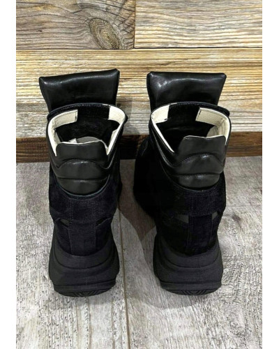 Sneakesy na koturnie Marant By o la la...! czarne