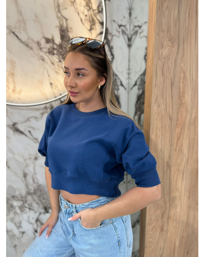 Bluza krótka By o la la...! denim