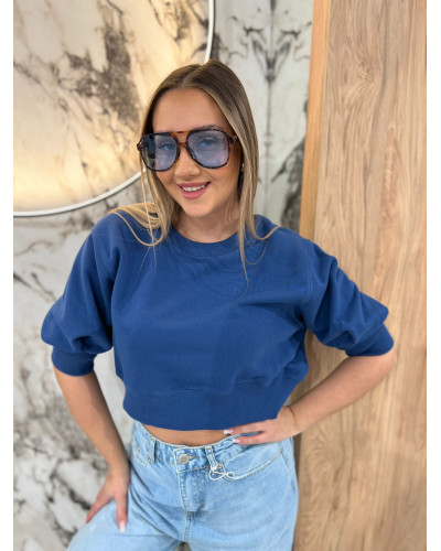 Bluza krótka By o la la...! denim