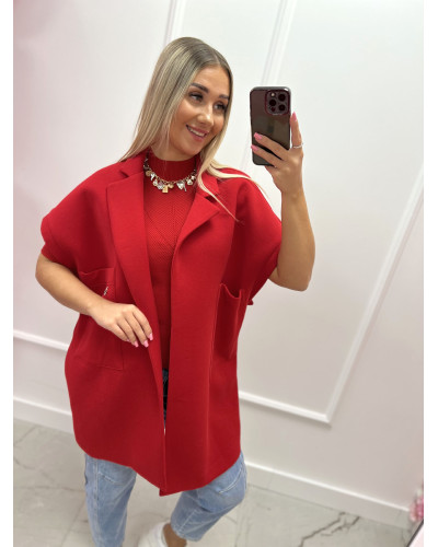 Kamizelka dresowa By o la la...! red kiss