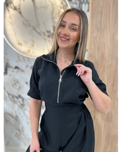 Kombinezon z zamkiem By o la la...! czarny