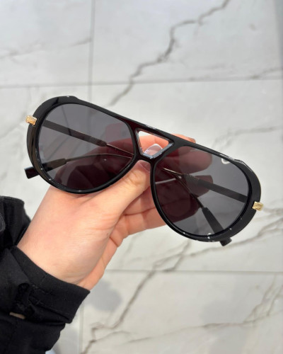 Okulary przeciwsłoneczne Riva czarne ze złotem