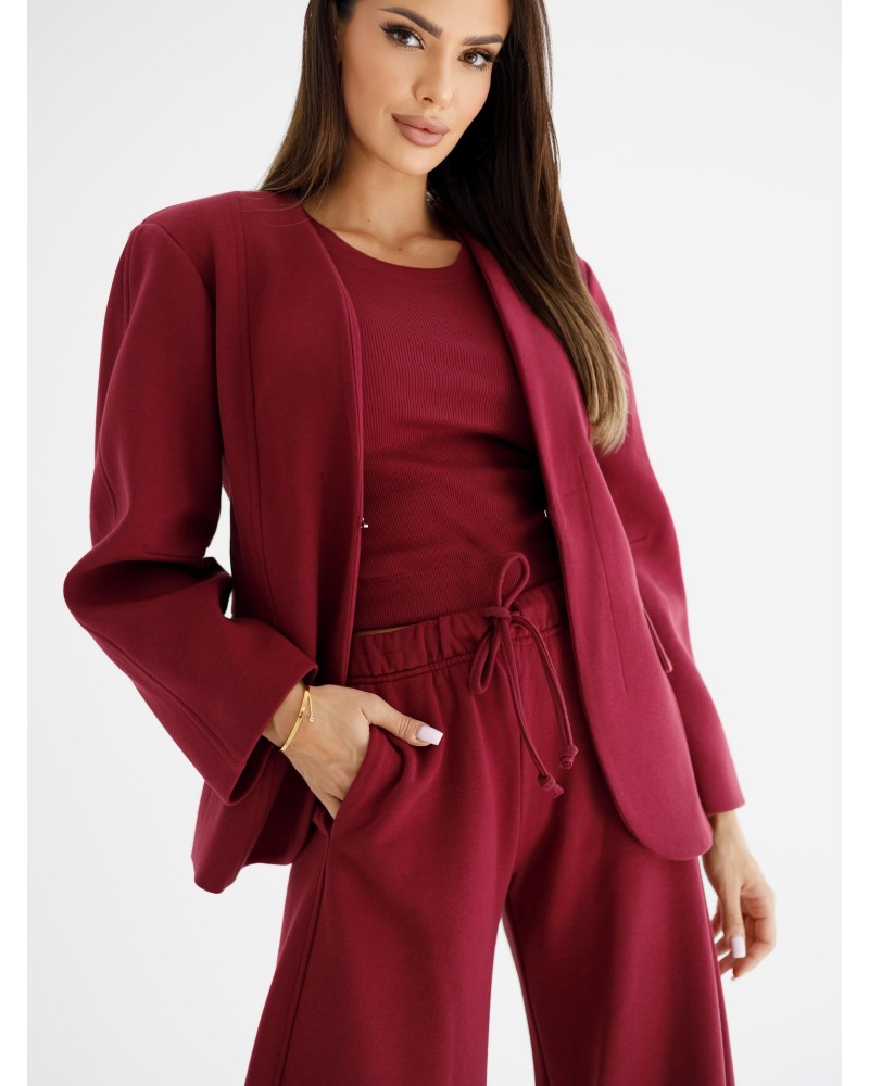 Marynarka typu Blazer By o la la...! merlot Marynarka typu Blazer By o la la...! merlot