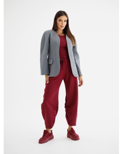 Marynarka typu Blazer By o la la...! grafitowa