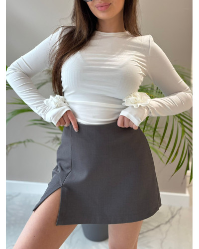 Spódnico-spodenki gładkie La Milla grafitowe