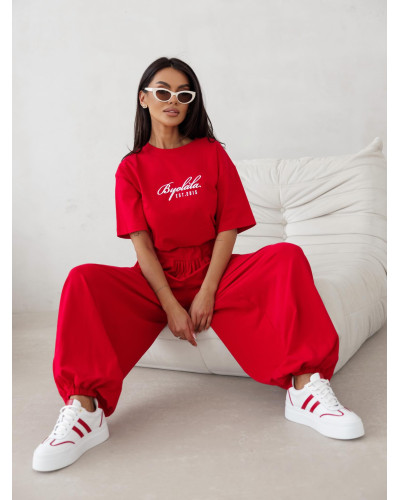 T-shirt By o la la...! EST. 2015 red kiss