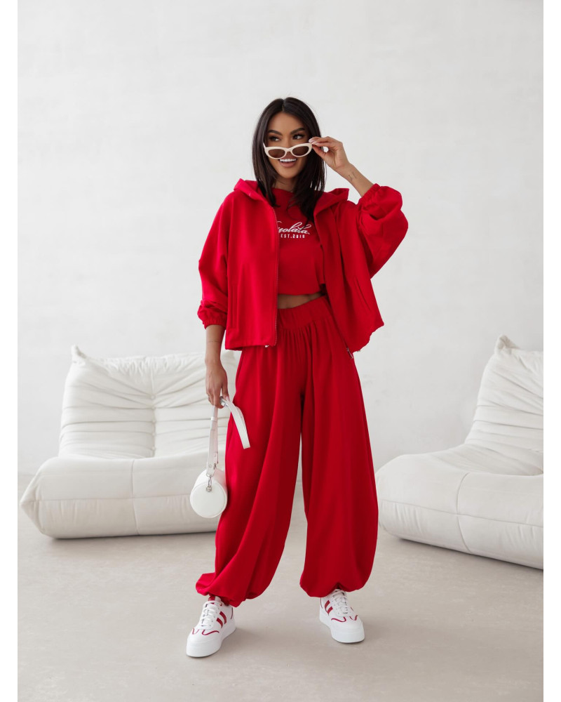 Bluza By o la la...! EST. 2015 red kiss