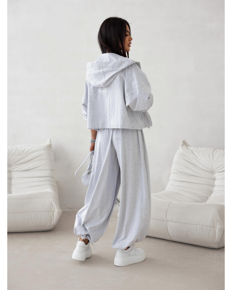 Bluza By o la la...! EST. 2015 szary melanż