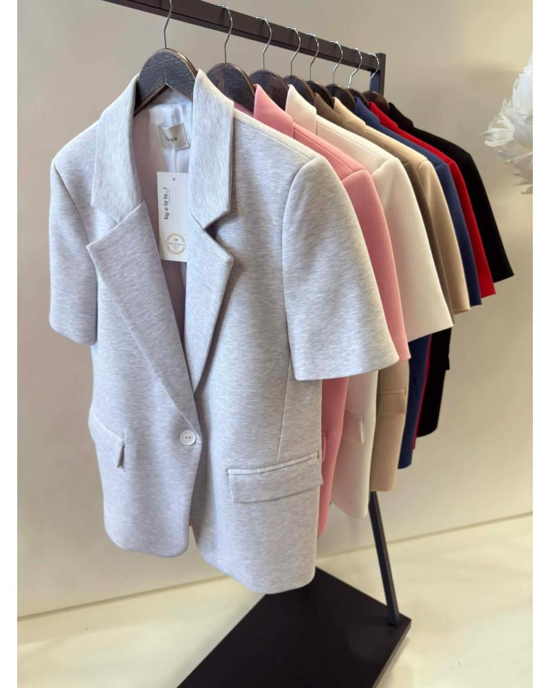 Marynarka dresowa z krótkim rękawem By o la la...! denim