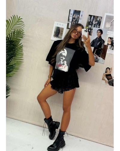 T-shirt kobieta La Milla czarny