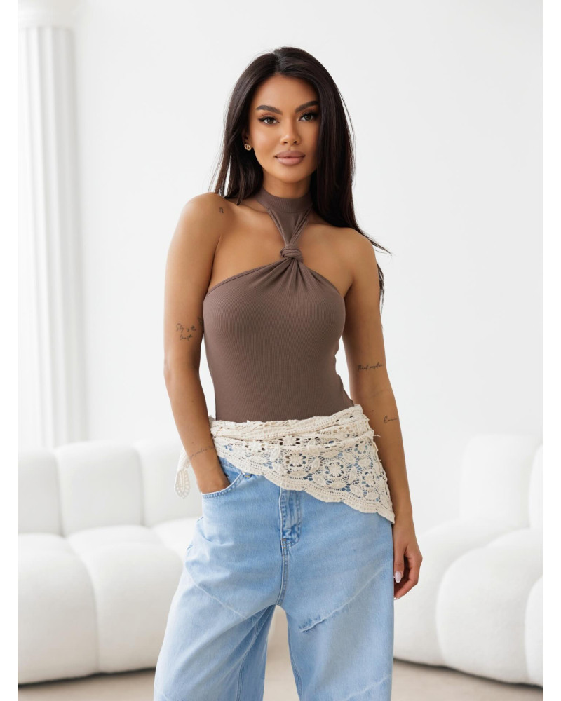 Body z supełkiem By o la la...! kakao