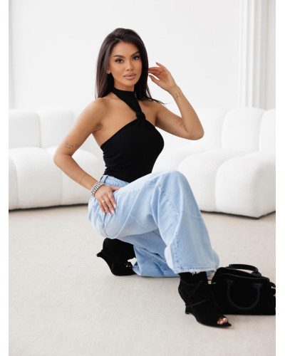 Body z supełkiem By o la la...! czarne