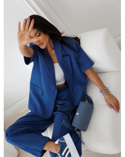 Marynarka dresowa z krótkim rękawem By o la la...! denim