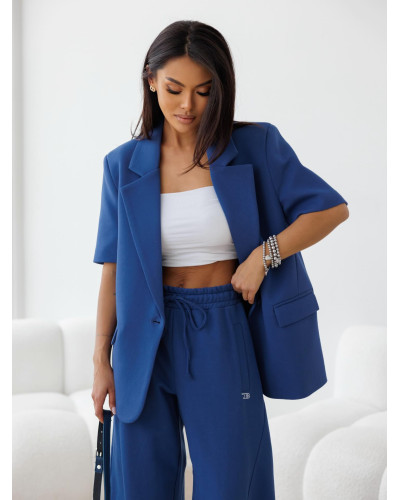 Marynarka dresowa z krótkim rękawem By o la la...! denim