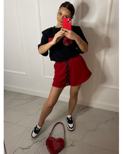 Spodenki dresowe La Milla czerwone