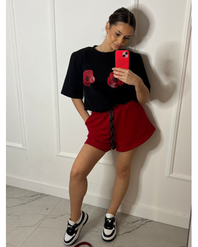 Spodenki dresowe La Milla czerwone