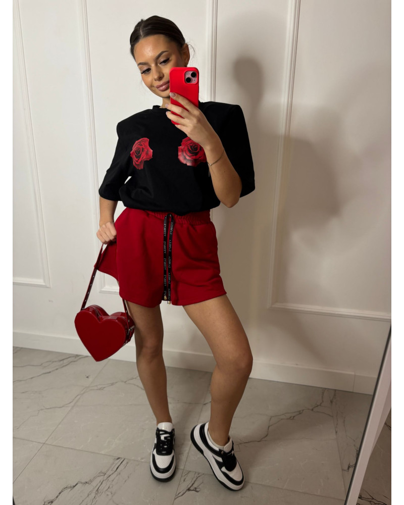 Spodenki dresowe La Milla czerwone