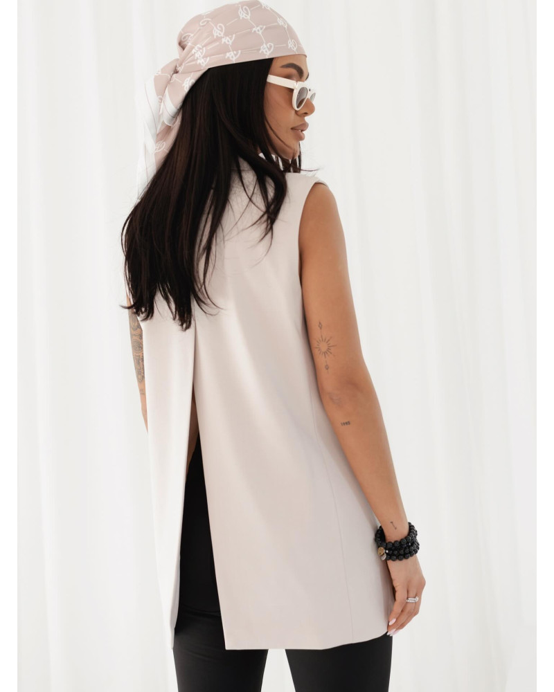 Kamizelka materiałowa By o la la...! nude