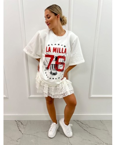 T-shirt orzeł La Milla biały