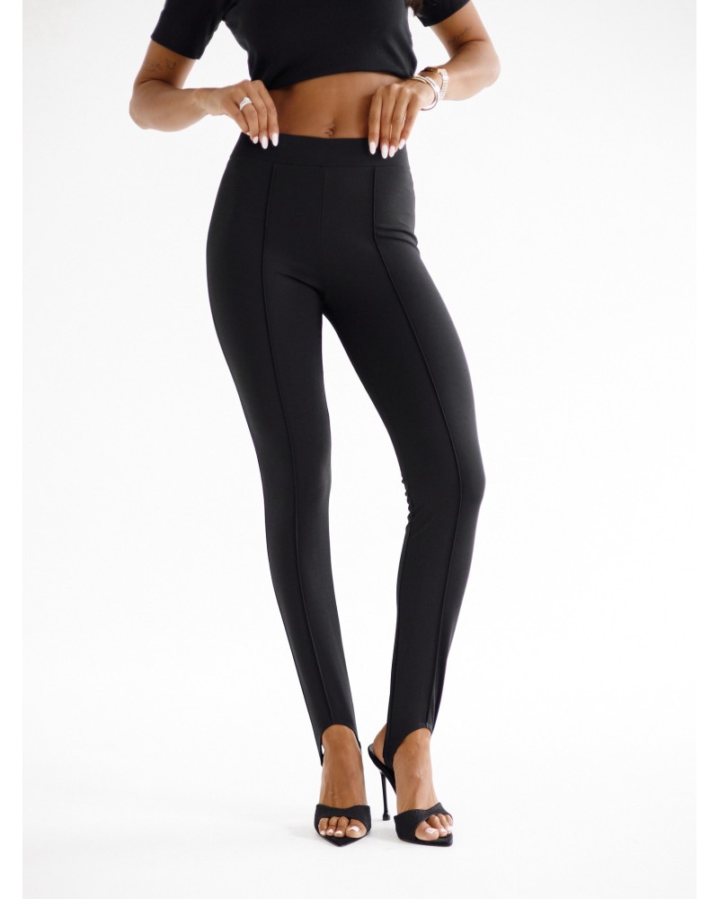 Legginsy zapiętki By o la la...! czarne Legginsy zapiętki By o la la...! czarne