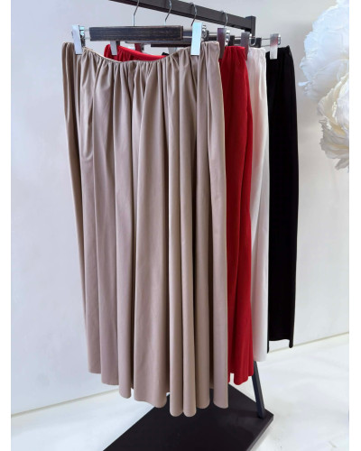 Spódnica maxi By o la la...! beżowa