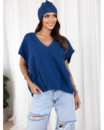 Bluza bez rękawów oversize By o la la...! denim