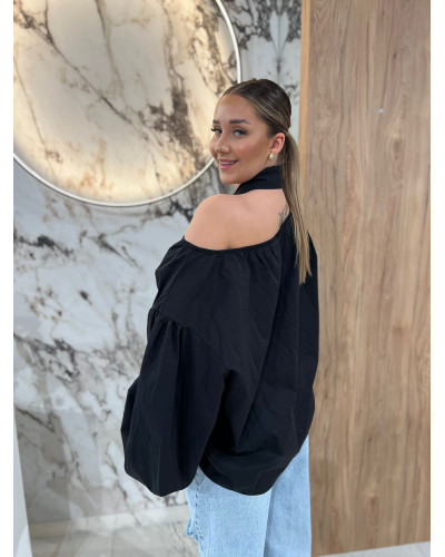 Bluzka hiszpanka z chustką By o la la...! czarna