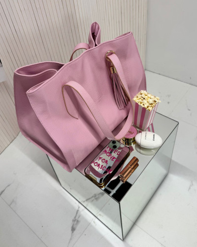 Torebka shopperka La Milla jasny róż