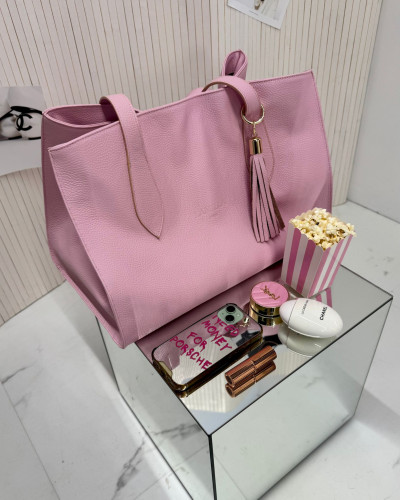 Torebka shopperka La Milla jasny róż