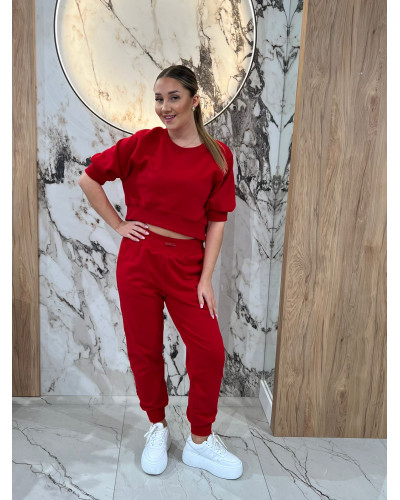 Spodnie dresowe By o la la...! red kiss