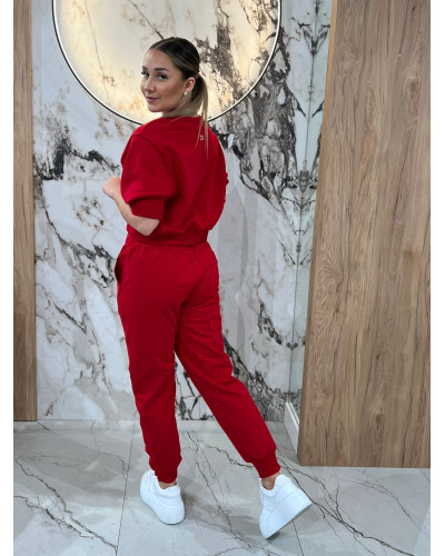Spodnie dresowe By o la la...! red kiss