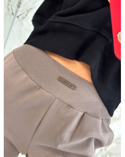 Spodnie dresowe By o la la...! kakao