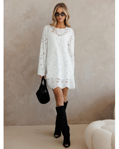 Sukienka koronkowa By o la la...! biała