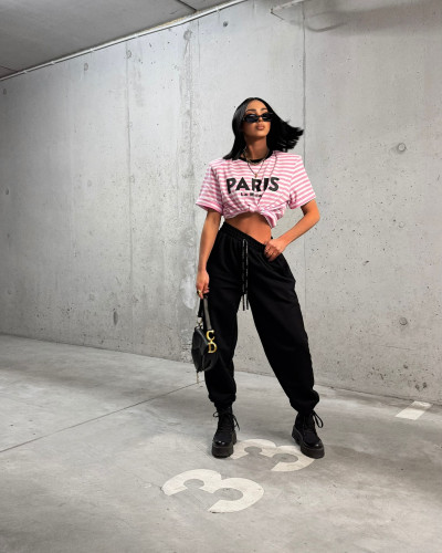 Spodnie dresowe pumpy La Milla czarne