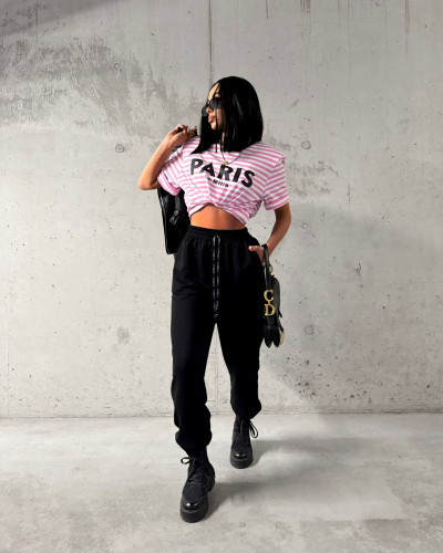 Spodnie dresowe pumpy La Milla czarne