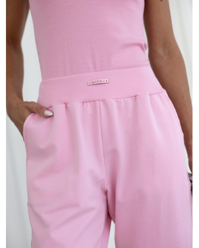 Spodnie dresowe By o la la...! sugar pink