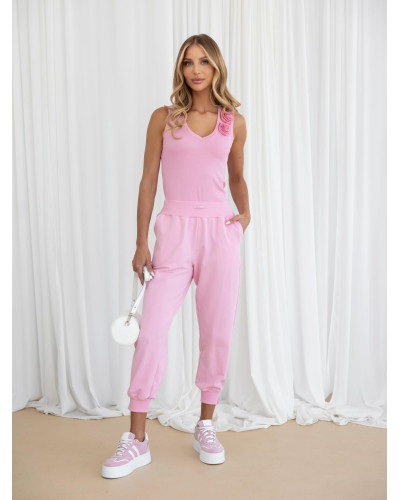 Spodnie dresowe By o la la...! sugar pink