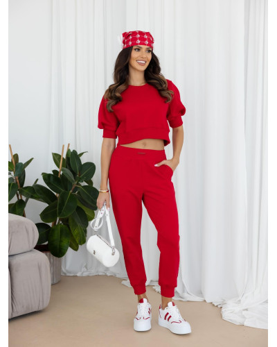 Spodnie dresowe By o la la...! red kiss