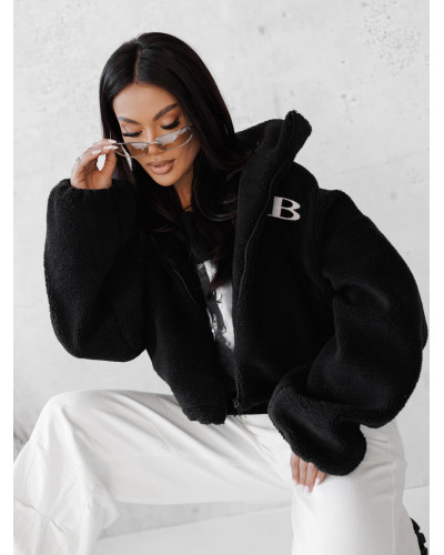 Kurtka teddy By o la la...! czarna